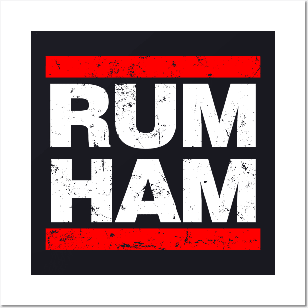 RUM HAM Wall Art by Pikan The Wood Art